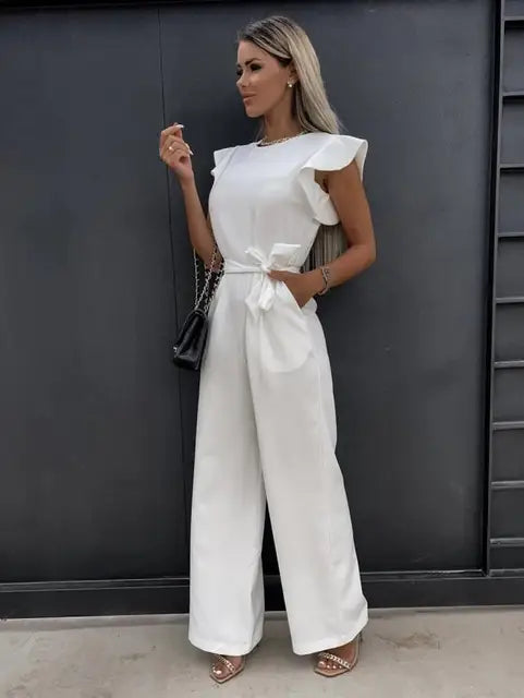 Chic Women’s Jumpsuit – Elegant One-Piece for Summer & Evenings