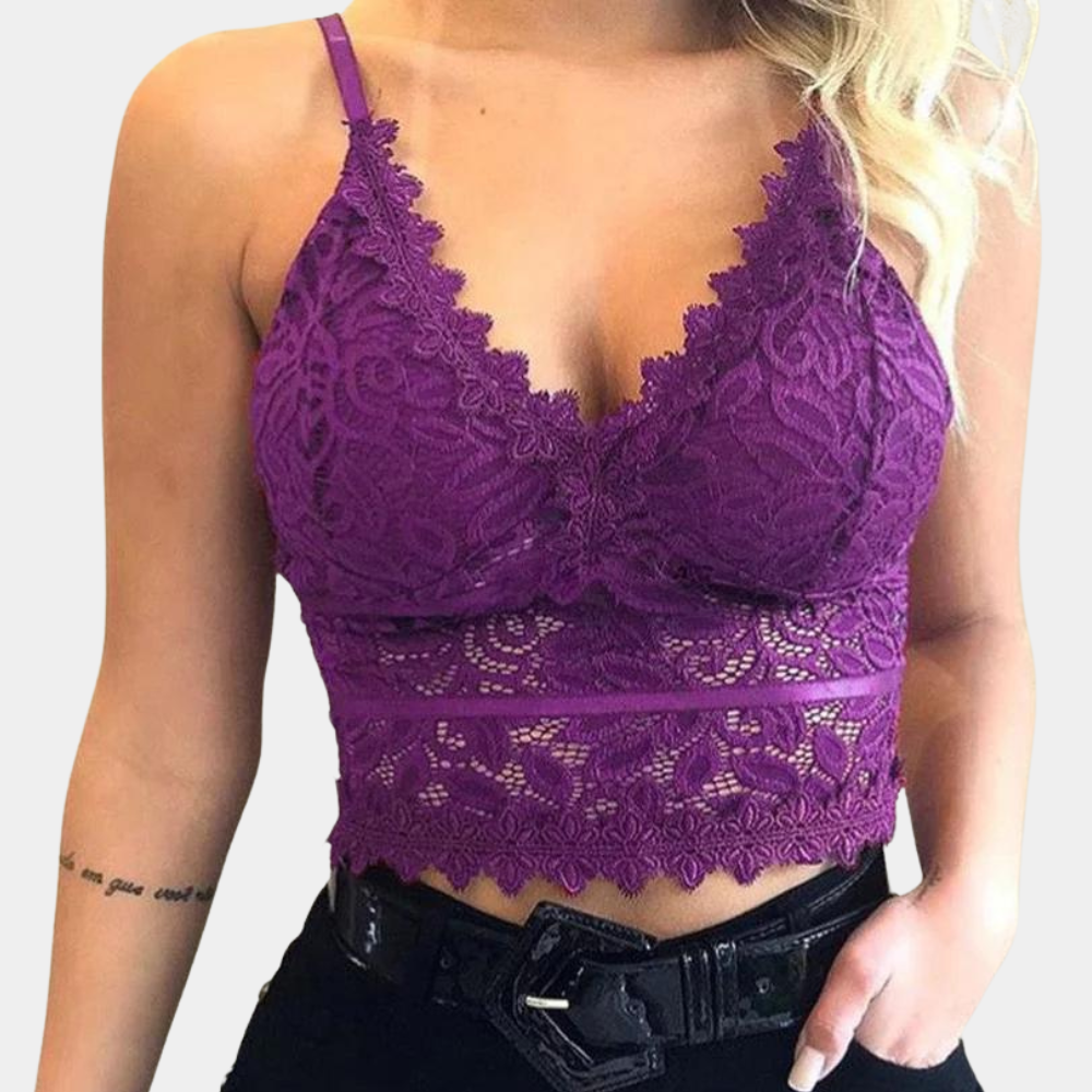 Luna – Lace Bralette Crop Top