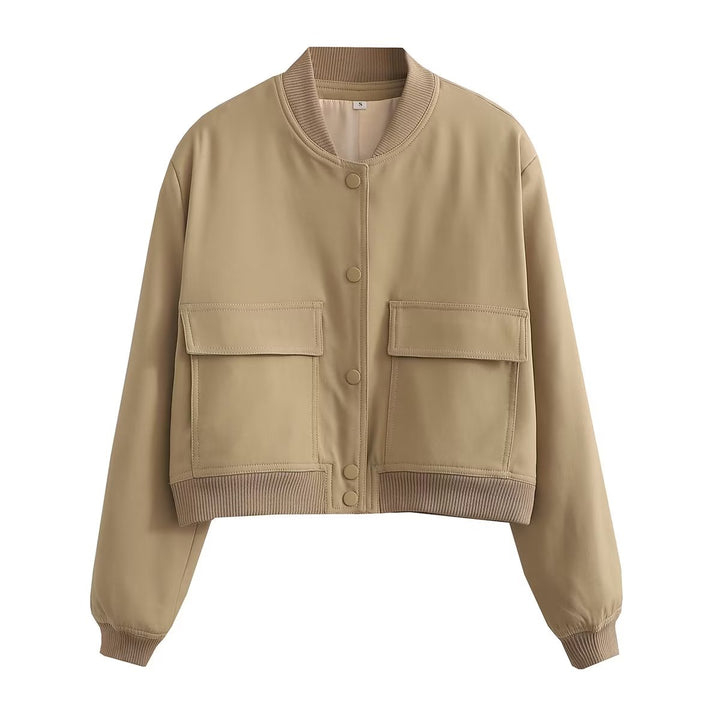 Livia – Cropped Streetstyle Bomber Jacket