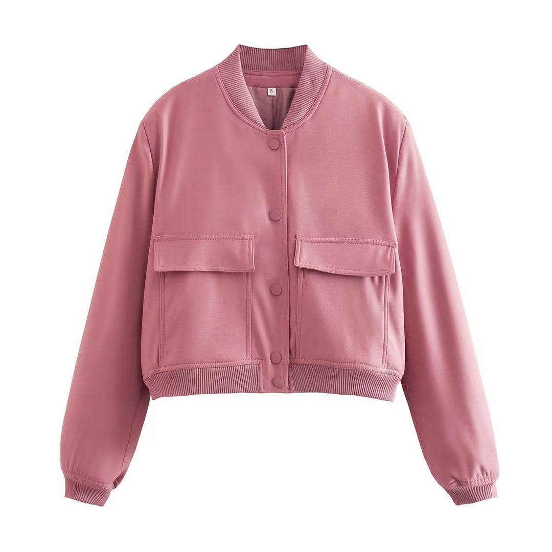 Livia – Cropped Streetstyle Bomber Jacket