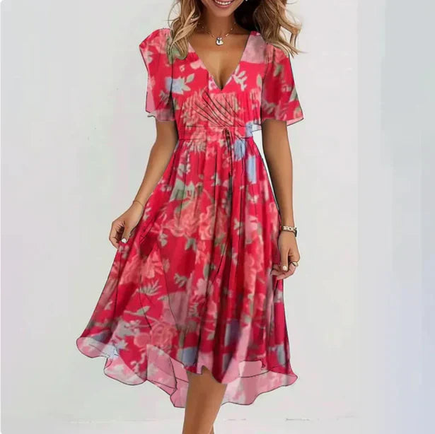 LAYLA – Floral Flowy Midi Dress